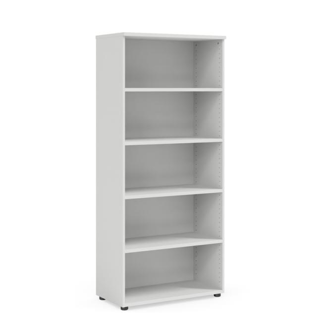 [LZ002843] BASIC Regalsystem, offen, 80 x 40 x 182,1 cm, weiß