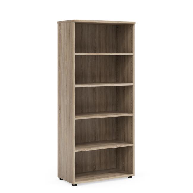 [LZ002844] BASIC Regalsystem, offen, 80 x 40 x 182,1 cm, Sonoma-Eiche