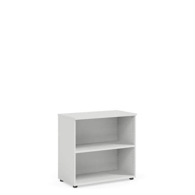[LZ002863] BASIC Regalsystem, offen, 80 x 40 x 76,5 cm, weiß