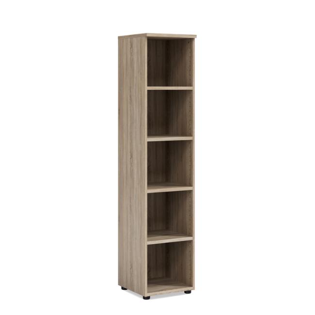 BASIC Regalsystem, offen, 40 x 40 x 182,1 cm, Sonoma-Eiche