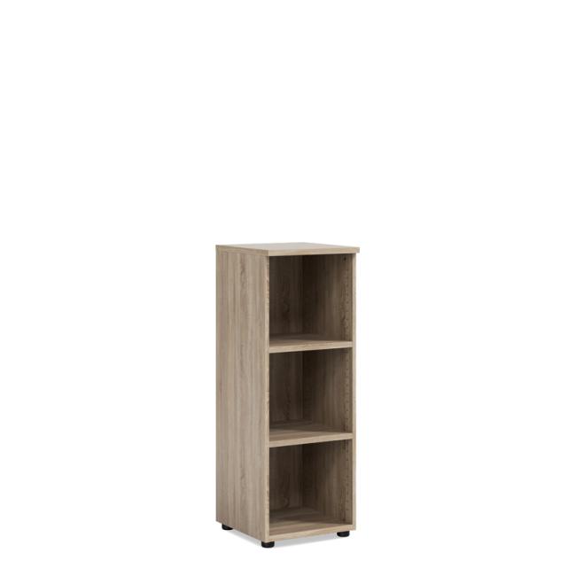 [LZ002954] BASIC Regalsystem, offen, 40 x 40 x 111,7 cm, Sonoma-Eiche
