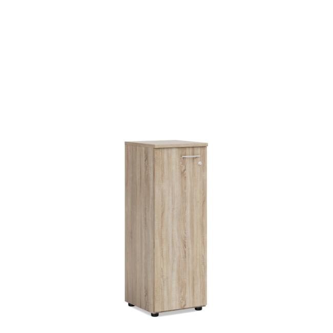 [LZ002994] BASIC Regalsystem, linke Tür mit Schloss, 40 x 40 x 111,7 cm, Sonoma-Eiche