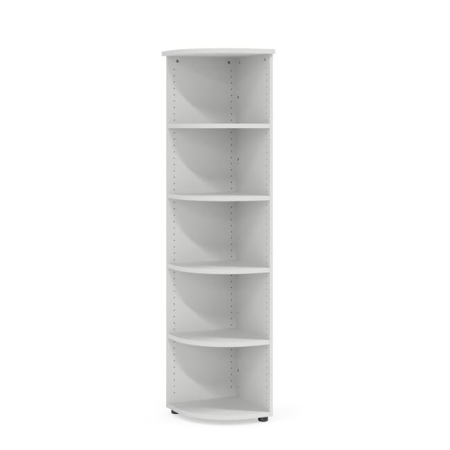 [LZ003053] Eckregal BASIC, offen, 40 x 40 x 182,1 cm, weiß