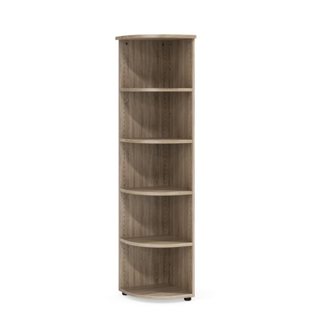 [LZ003054] Offener Eckschrank BASIC, 40 x 40 x 182,1 cm, Sonoma-Eiche