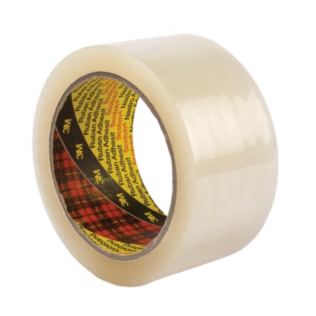 [MM030950] Verpackungsklebeband mit geräuschloser Abwicklung, 50 mm x 66 m, transparent