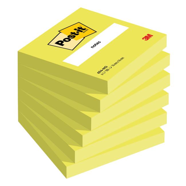 Post-it® Haftnotizen 76x76 mm, grün, 6 x 100 Blatt