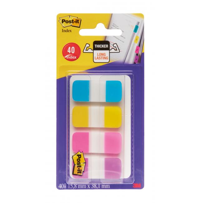 Post-it Index schmale, extra dicke Lesezeichen 15,8 x 38,1 mm