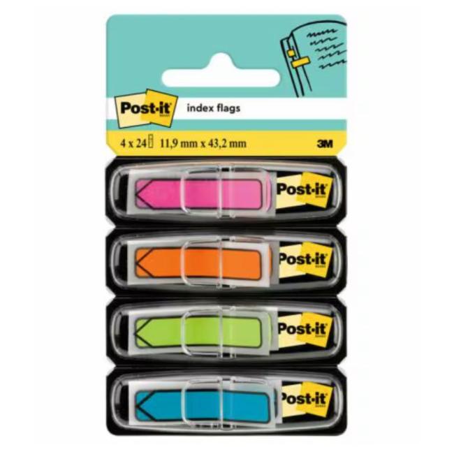 Post-it® Indexpfeile, neonfarben, 11,9 x 43,1 mm