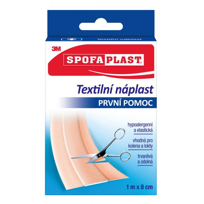 3M Spofaplast 164 Textilelastikpflaster, 1 m x 8 cm