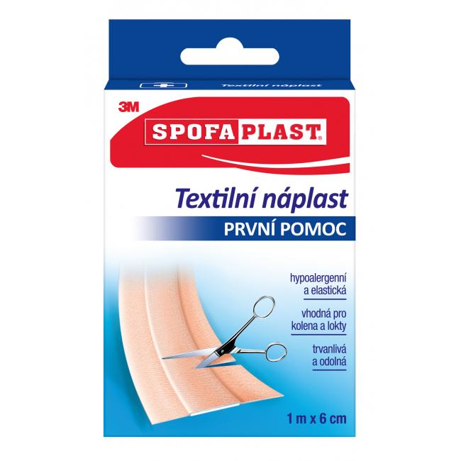 3M Spofaplast 154 Textilelastikpflaster, 1 m x 6 cm