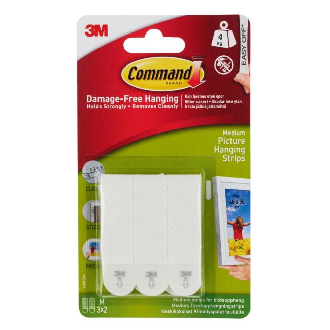 Command Medium selbstklebende Bildstreifen