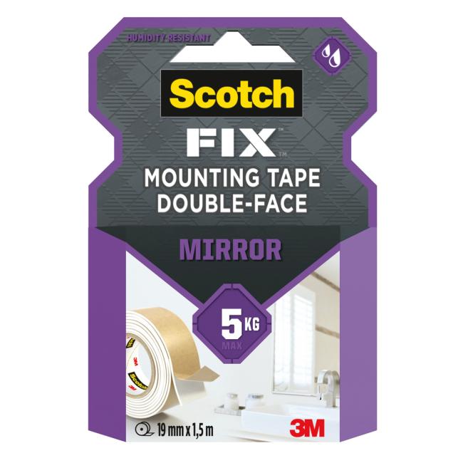 Scotch Montageband, geeignet für den Einsatz im Badezimmer, 19 mm x 1,5 m