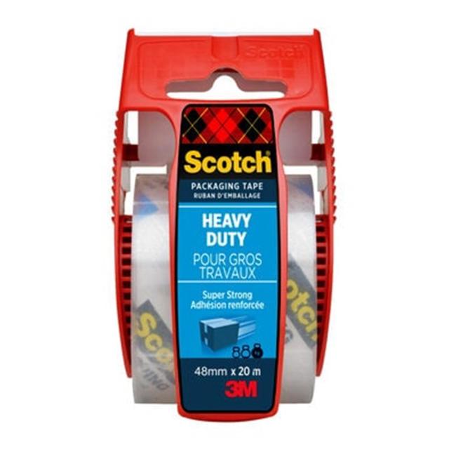 [MM502002] Scotch Verpackungsklebeband 48 mm x 20 m mit Abroller, transparent