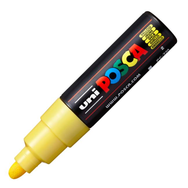 Uni POSCA PC-7M Marker gelb