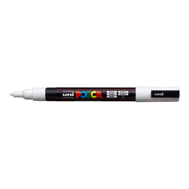 Uni POSCA PC-3M Marker weiß