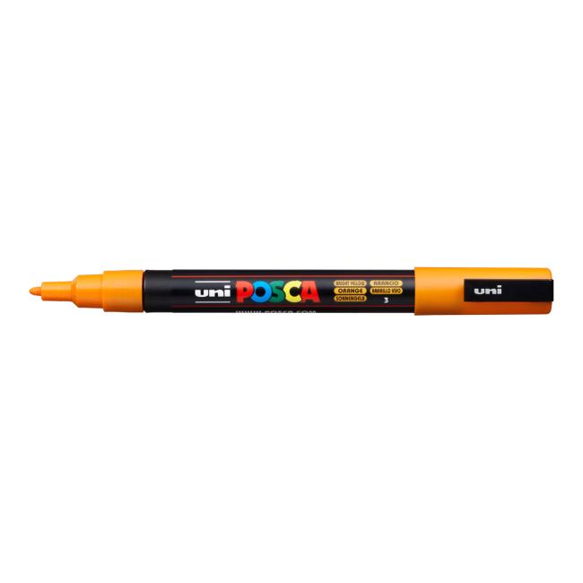 Uni POSCA PC-3M Marker, leuchtend gelb