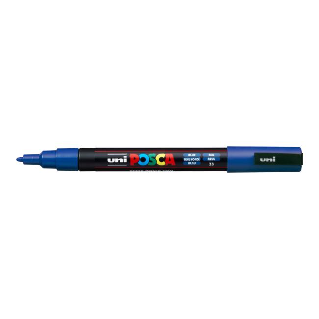 Uni POSCA PC-3M Marker blau
