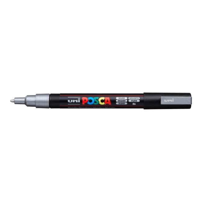 Uni POSCA PC-3M Silbermarker