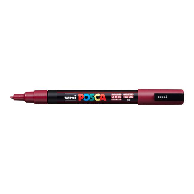 [MP284810] Uni POSCA PC-3M Marker Burgund