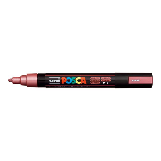 Uni POSCA PC-5M Metallic-Rot-Marker