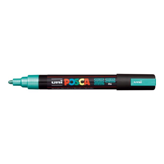 Uni POSCA PC-5M metallisch grüner Marker