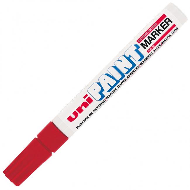 Lackmarker uni PAINT PX-20 rot