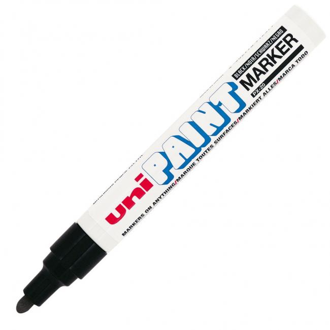 Lackmarker uni PAINT PX-20 schwarz