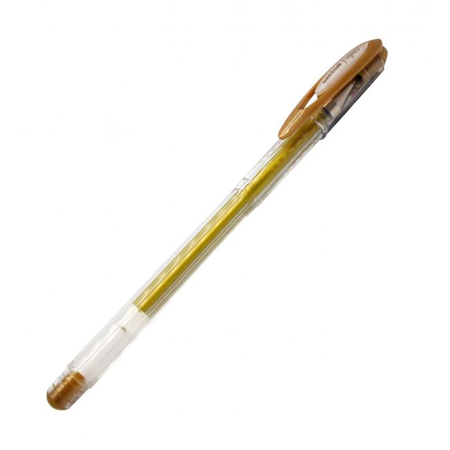 Tintenroller Gel uni Signo UM-120 Edelmetall Gold