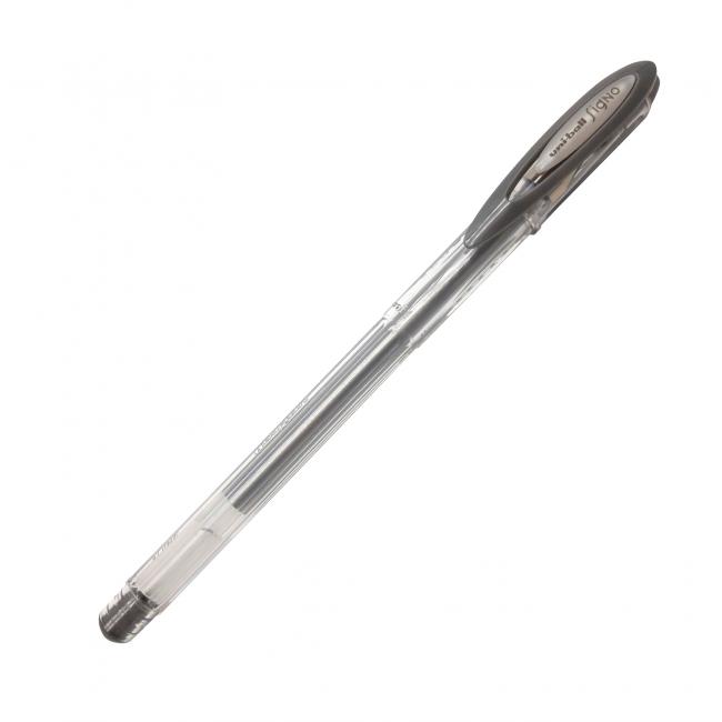 Roller gel uni Signo UM-120 Edelmetall silber