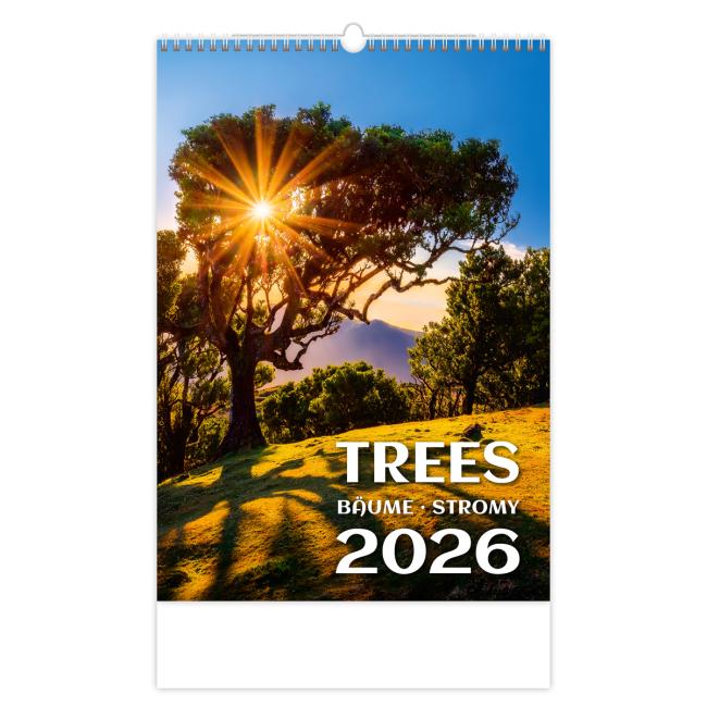 Wandkalender Bäume 31,5 x 45 cm 2026