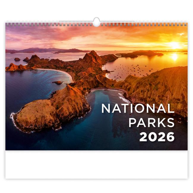 Wandkalender Nationalparks 45 x 31,5 cm 2026