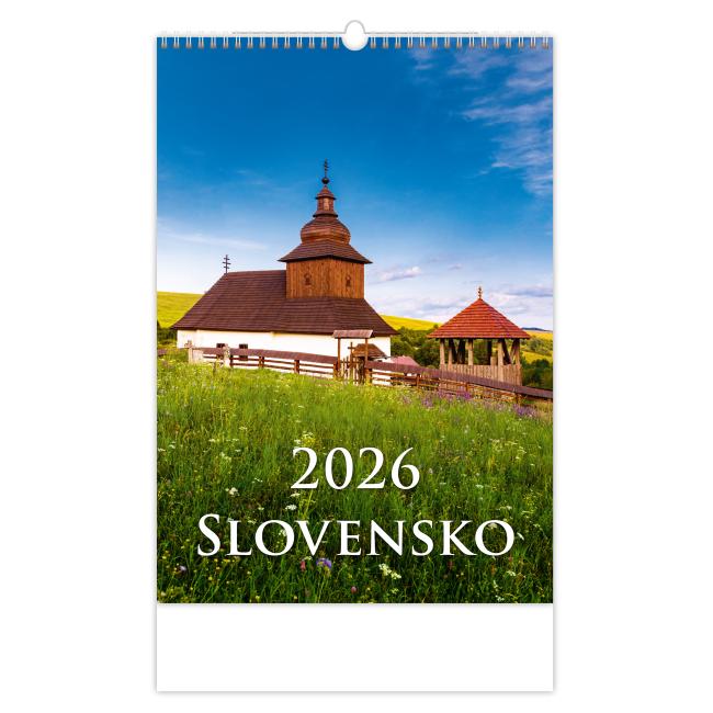 Wandkalender Slowakei 31,5 x 45 cm 2026