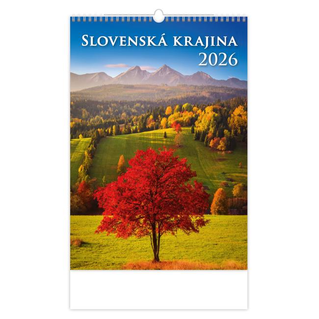 [N309] Wandkalender Slowakisches Land 31,5 x 45 cm 2026