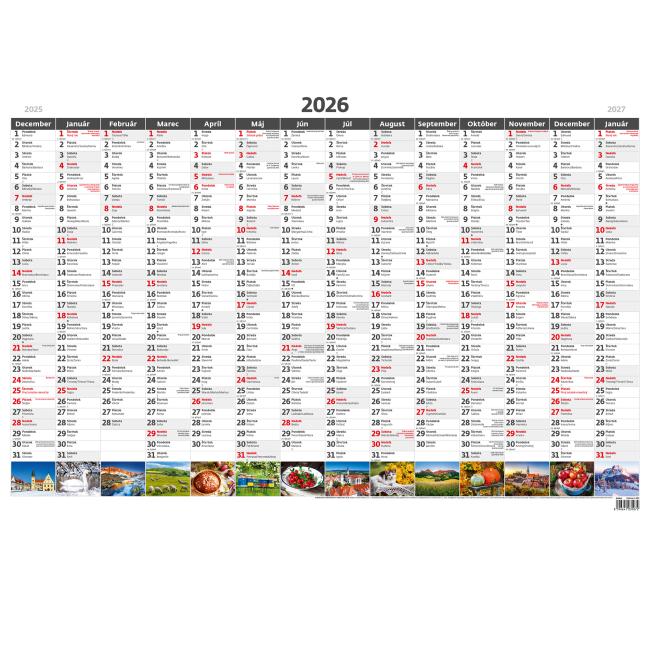 Jahresplanungskarte A1 88 x 64 cm bildlich