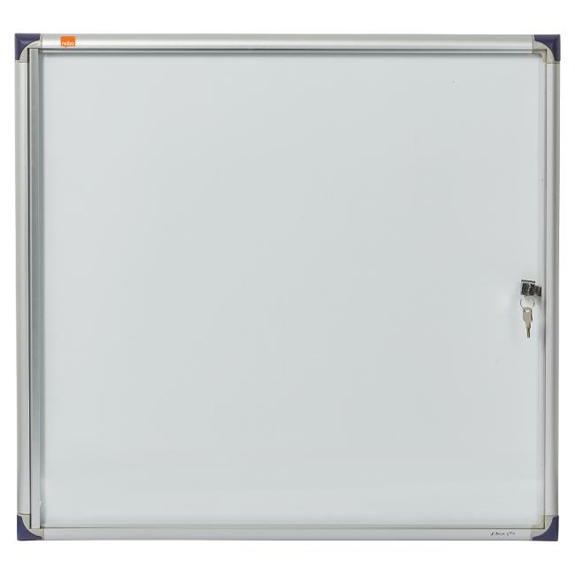 Extraflache Vitrine Nobo 68x72,5cm für den Innenbereich