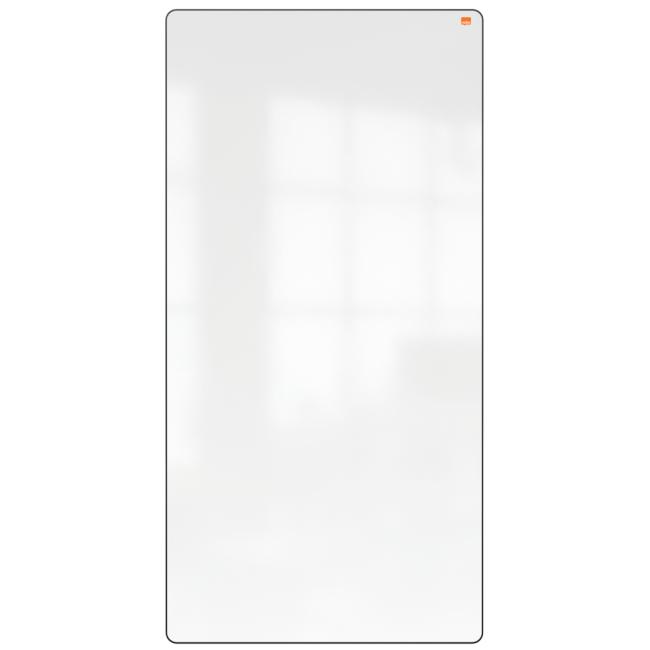 Nobo Move & Meet tragbare magnetische Whiteboard-Tafel, schwarzer Rahmen