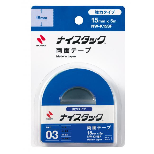 Doppelseitiges Klebeband NICHIBAN 15 mm x 5 m universell