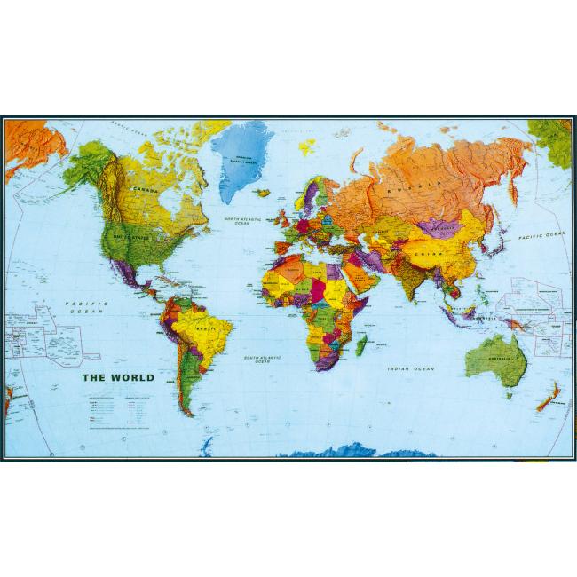Weltkarte – riesig 1950 x 1200 mm