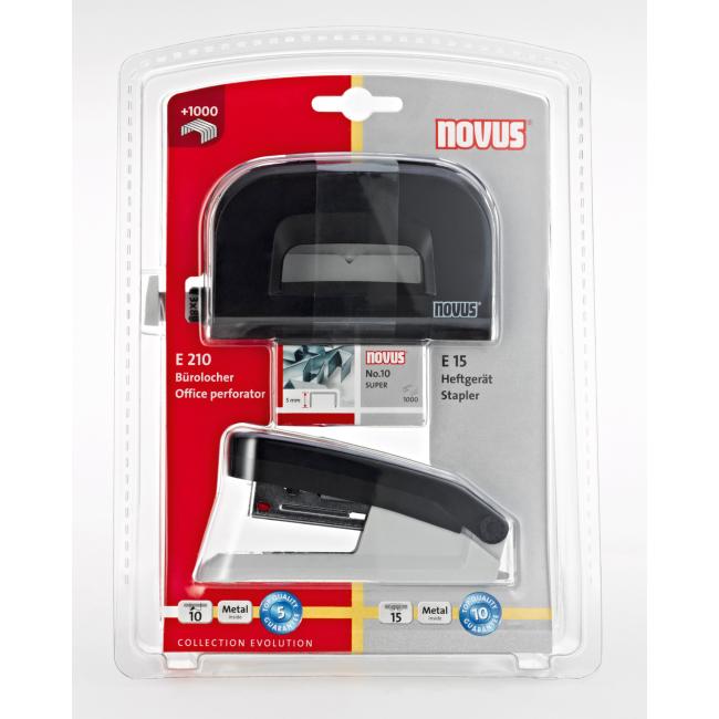 Novus EVOLUTION E 15/E 210 Kollektionsset schwarz/grau