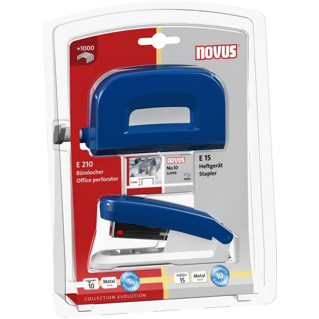 [NO201831] Novus EVOLUTION E 15/E 210 blau/graues Kollektionsset