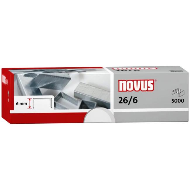 Novus Heftklammern 26/6 • 5000 Stück