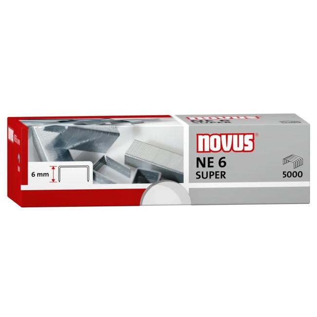 Novus NE 6 SUPER Büroklammern • 5000 Stück