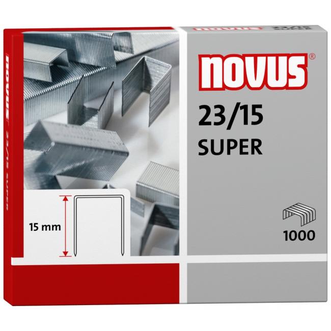 [NO420044] Novus Büroklammern 23/15 SUPER • 1000 Stück