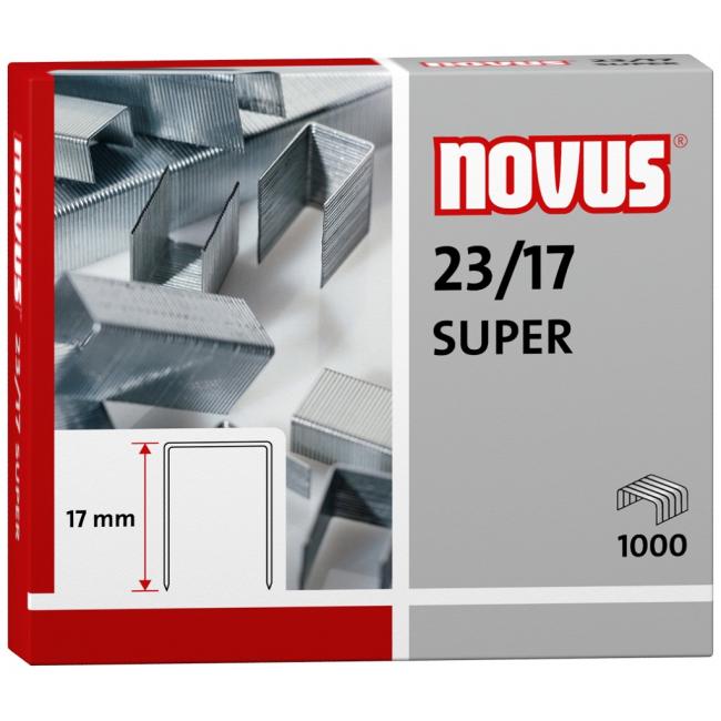 [NO420045] Novus Büroklammern 23/17 SUPER • 1000 Stück