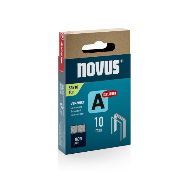 [NO420357] Novus Heftklammern 53/10 • 800 Stück