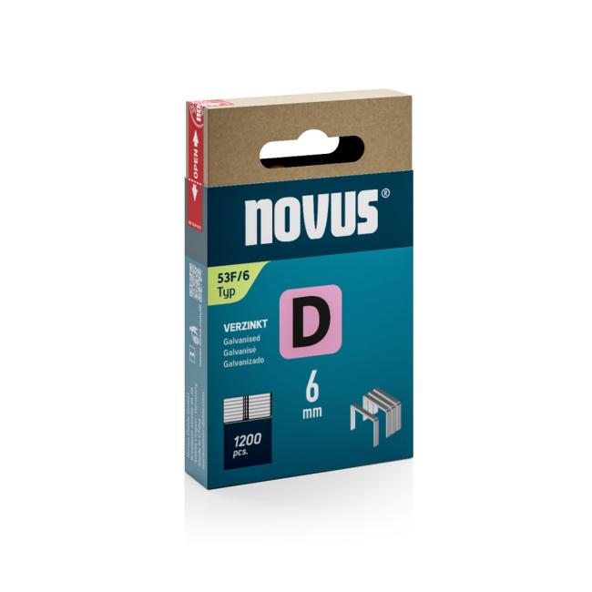Büroklammern Novus 53 F/6 • 1200 Stück