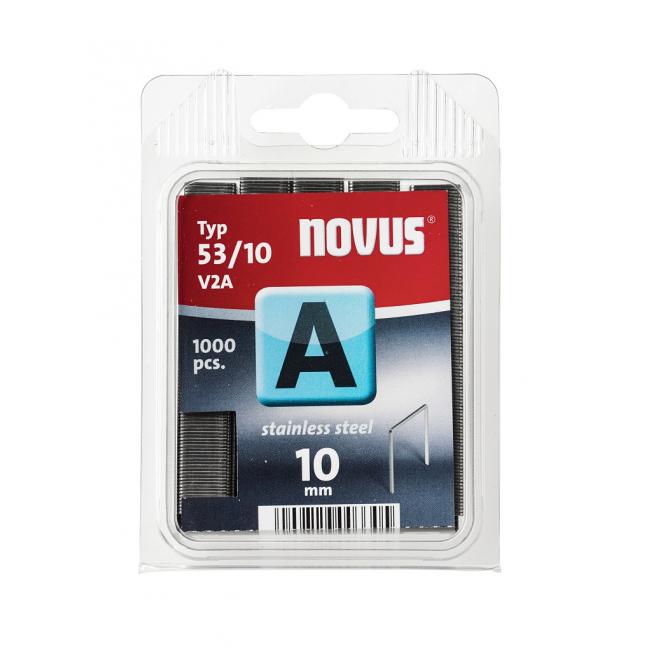 [NO420458] Büroklammern Novus 53/10 V2A • 1000 Stück