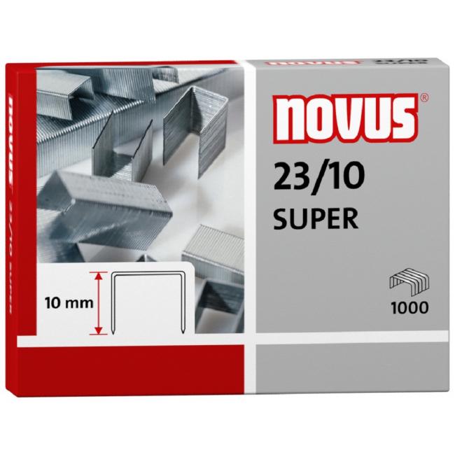 [NO420531] Novus Büroklammern 23/10 SUPER • 1000 Stück