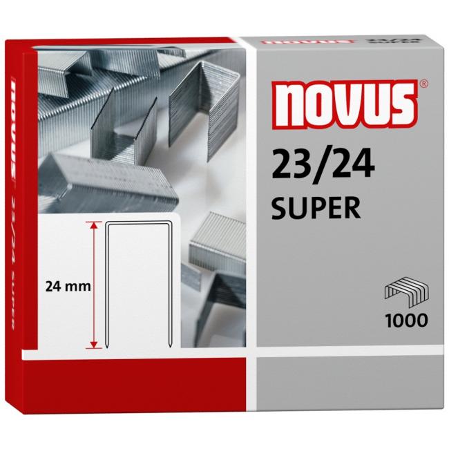 [NO420644] Novus Büroklammern 23/24 SUPER • 1000 Stück