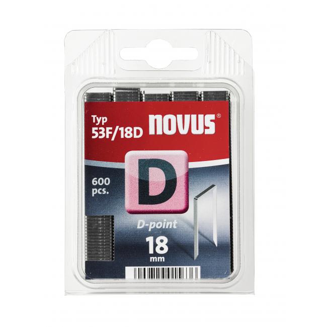 [NO420650] Novus Büroklammern 53 F/18 D • 600 Stück